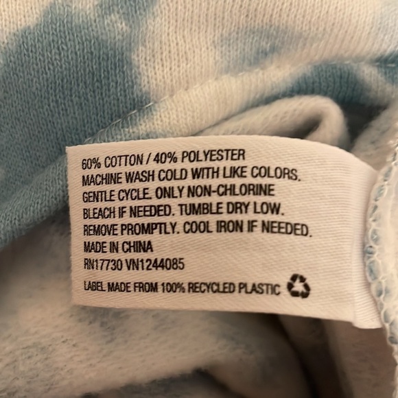 Colsie women’s medium 8 10 jumper overall romper tie dye casual crop ankle green - Picture 7 of 10